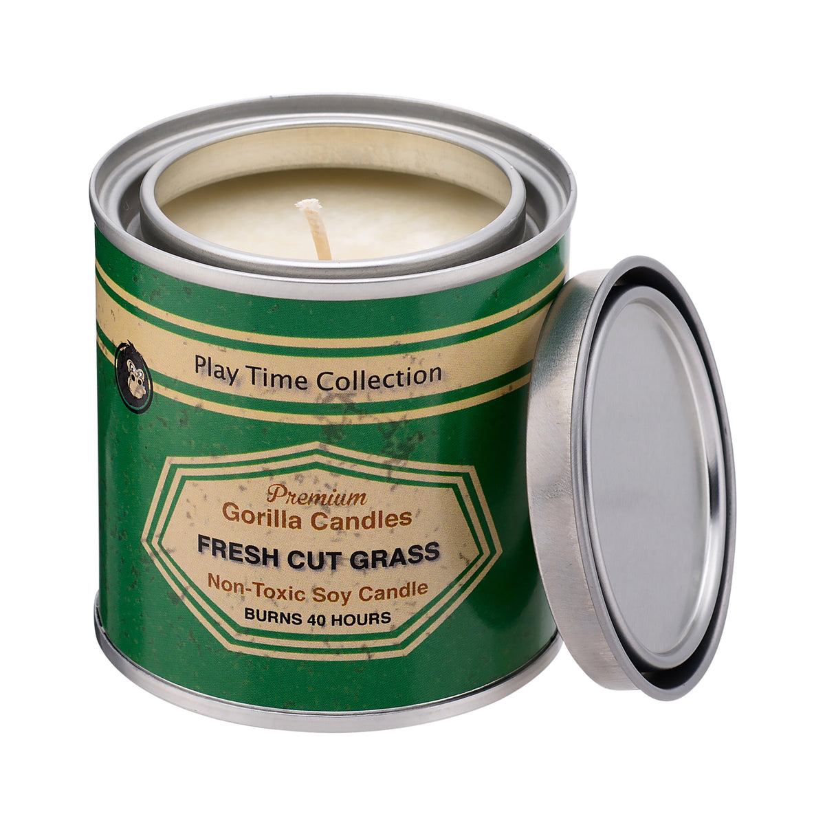 Fresh Mowed Grass Wood Wick Candle