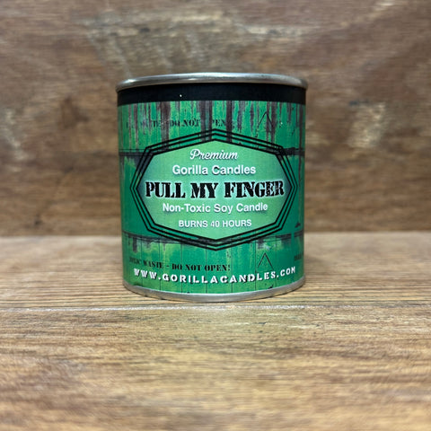 Pull My Finger - Fart scented candle.